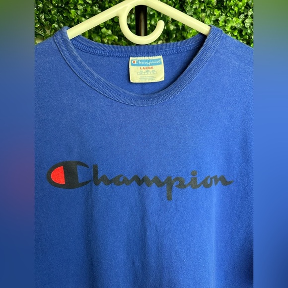 Vintage 90s Champion logo Graphic T-Shirt - Picture 3 of 5